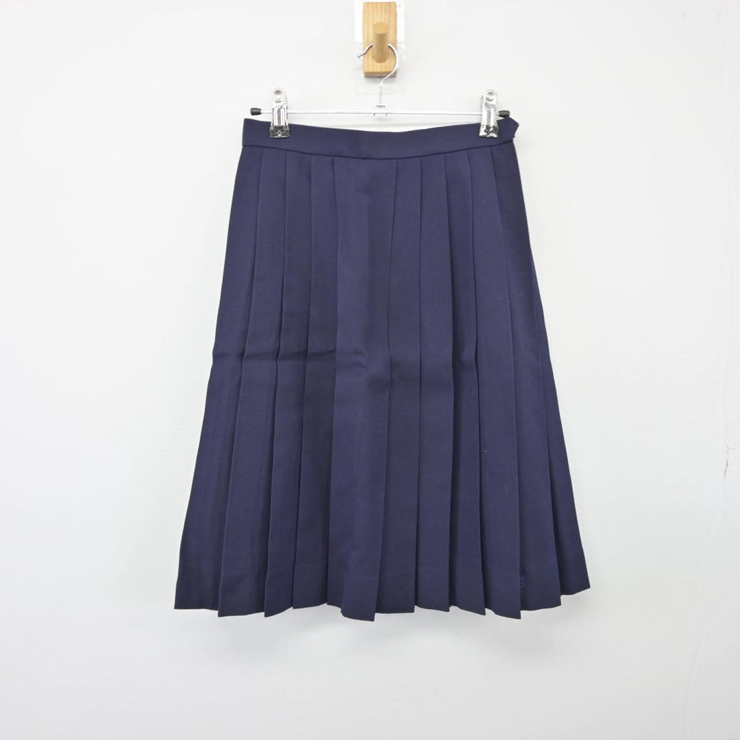 【中古】埼玉県 埼玉県立松山女子高等学校 女子制服 3点（セーラー服・スカート）sf026279