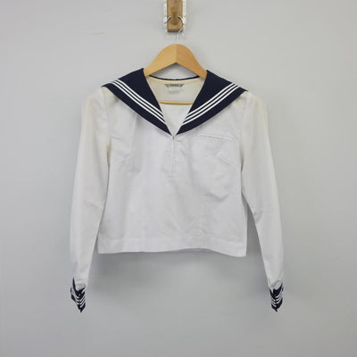 【中古】埼玉県 埼玉県立松山女子高等学校 女子制服 2点（セーラー服）sf026281