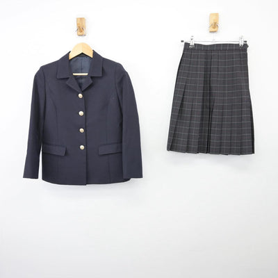 【中古】埼玉県 埼玉県立深谷商業高等学校 女子制服 2点（ブレザー・スカート）sf026284