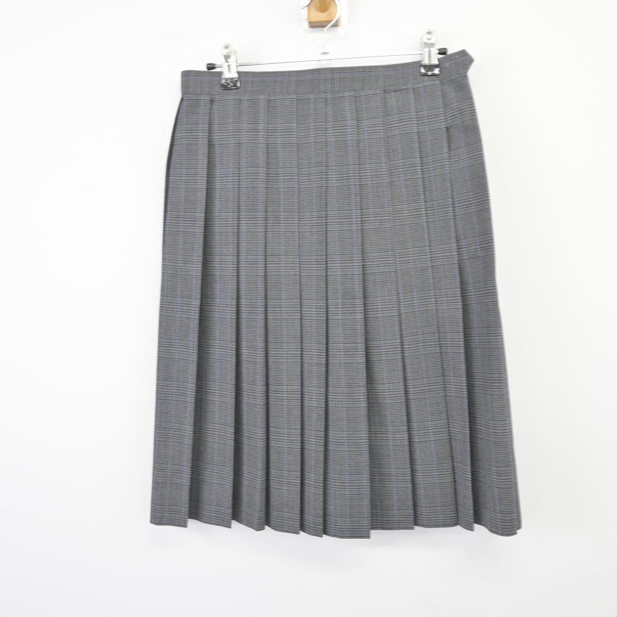 【中古】東京都 東京都江戸川区立春江中学校 女子制服 2点（シャツ・スカート）sf026286