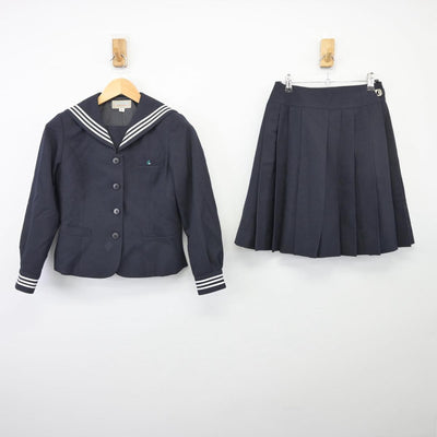 【中古】東京都 東京都立大田桜台高等学校 女子制服 2点（セーラー服・スカート）sf026290