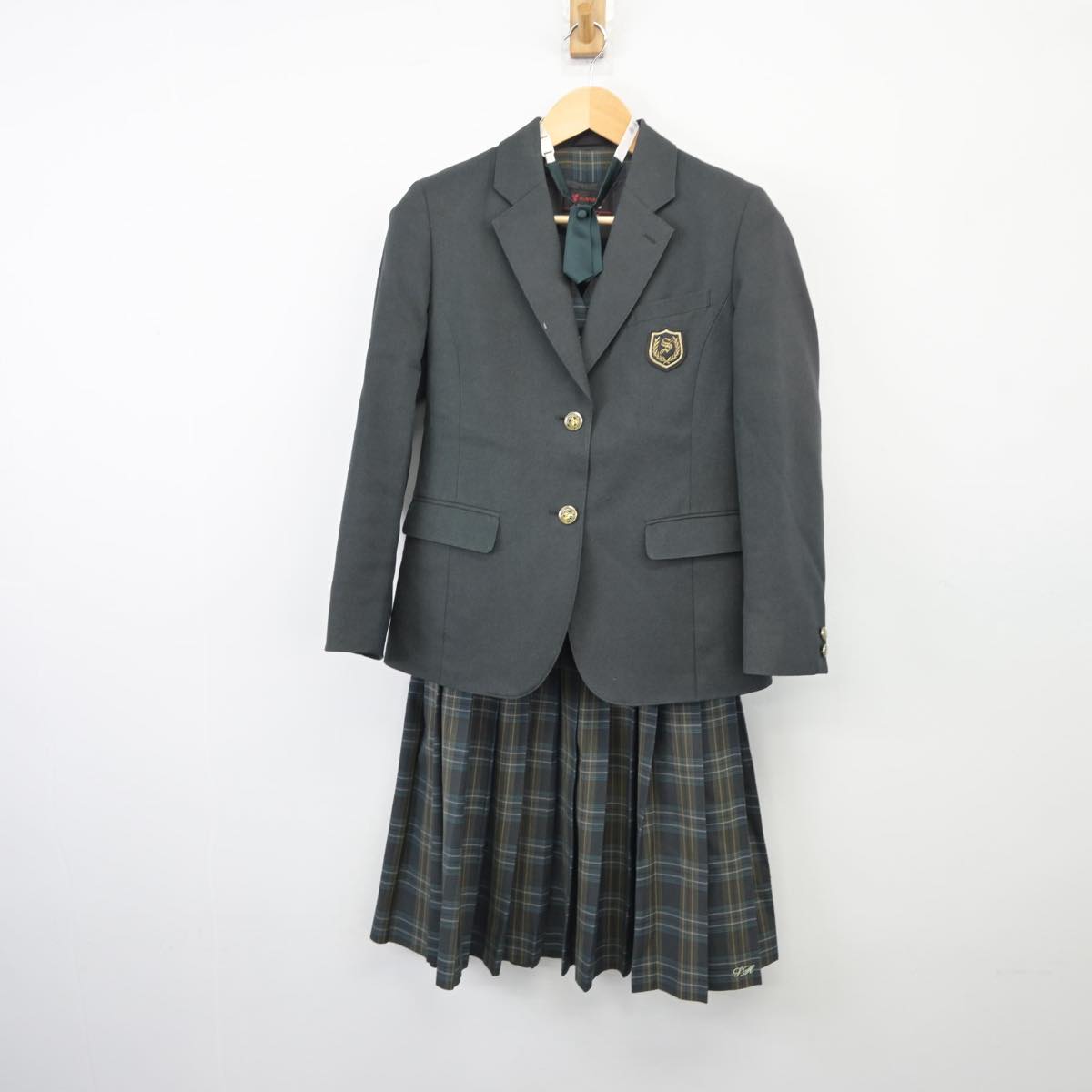 【中古】北海道 北海道札幌西陵高等学校 女子制服 4点（ブレザー・ベスト・スカート）sf026293