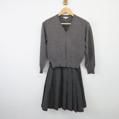 【中古】東京都 桜美林高等学校 女子制服 4点（ブレザー・ニット・スカート）sf026295