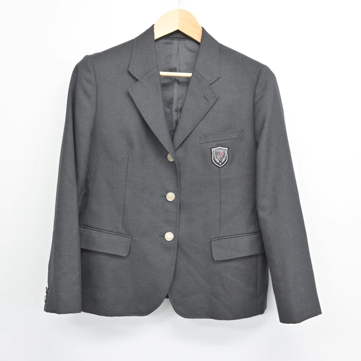 【中古】大阪府 貝塚高等学校 女子制服 3点（ブレザー・スカート）sf026332