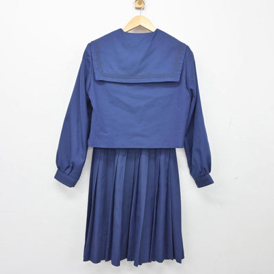 【中古】北海道 北海道滝川西高等学校 女子制服 2点（セーラー服・スカート）sf026339