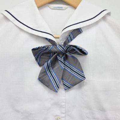 【中古】岡山県 操山中学校 女子制服 2点（セーラー服）sf026347