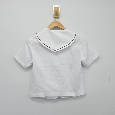 【中古】岡山県 操山中学校 女子制服 2点（セーラー服）sf026347