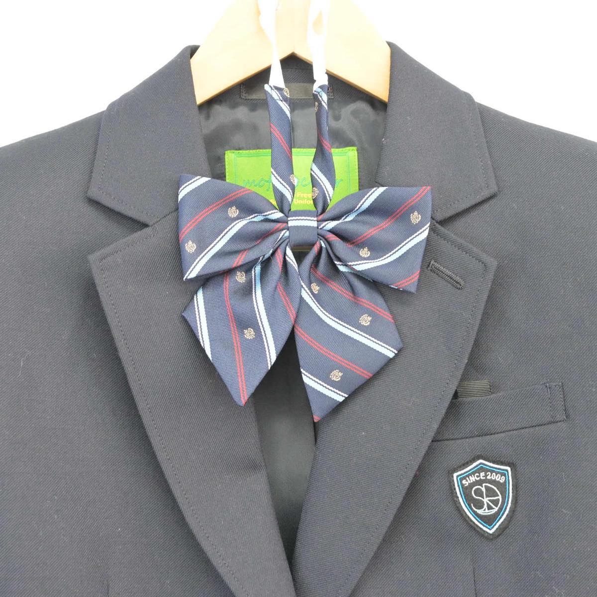 【中古】岡山県 精華学園高等学校岡山校 女子制服 3点（ブレザー・スカート）sf026353