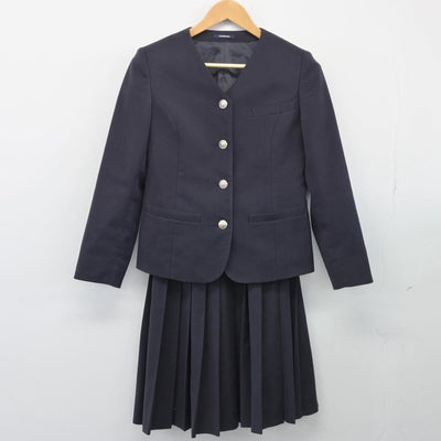 【中古】岡山県 操山中学校 女子制服 2点（ブレザー・スカート）sf026354