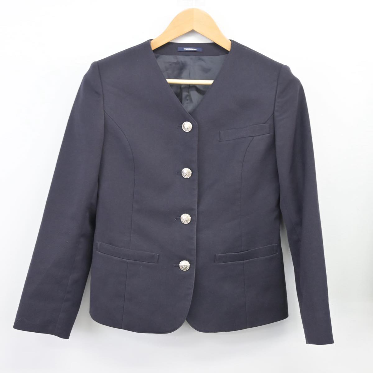 【中古】岡山県 操山中学校 女子制服 2点（ブレザー・スカート）sf026354