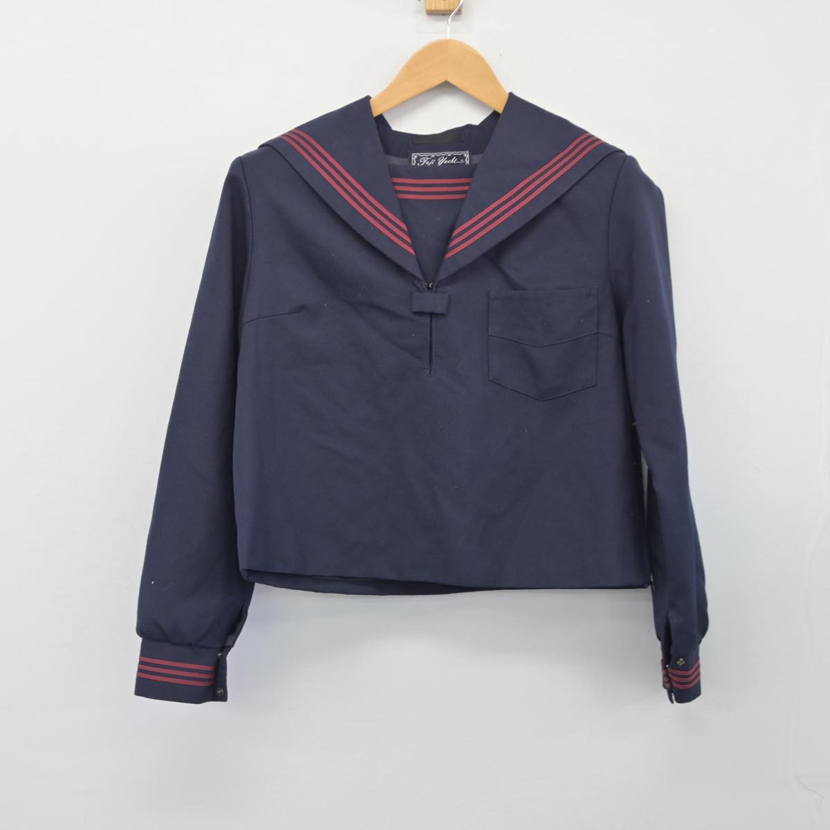 【中古】大阪府 小津中学校 女子制服 1点（セーラー服）sf026358