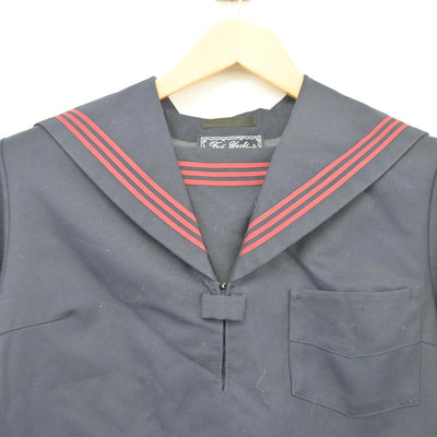 【中古】大阪府 小津中学校 女子制服 1点（セーラー服）sf026358