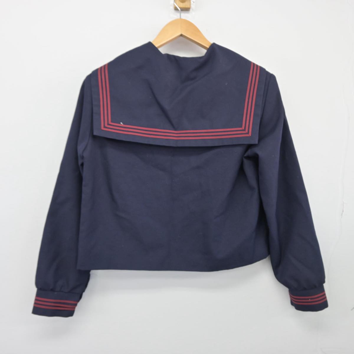 【中古】大阪府 小津中学校 女子制服 1点（セーラー服）sf026358