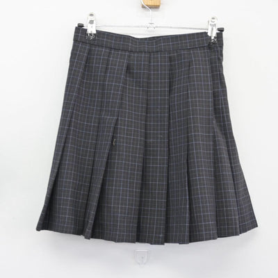 【中古】大阪府 堺高等学校 女子制服 4点（ニットベスト・シャツ・スカート）sf026359