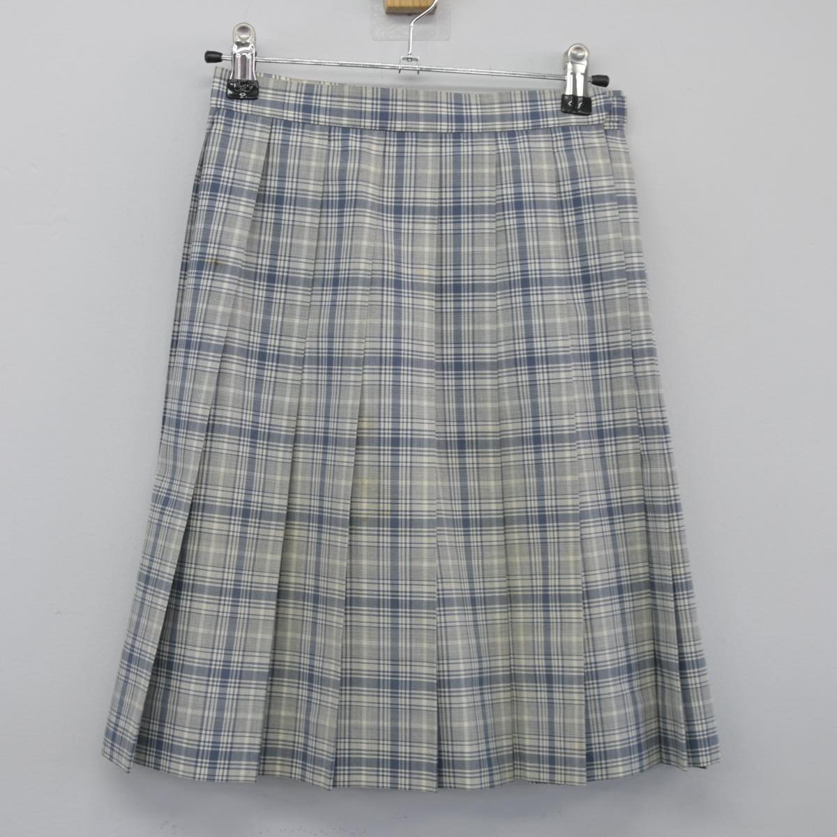 【中古】東京都 日本大学第二中学校 女子制服 3点（ニットベスト・スカート）sf026367