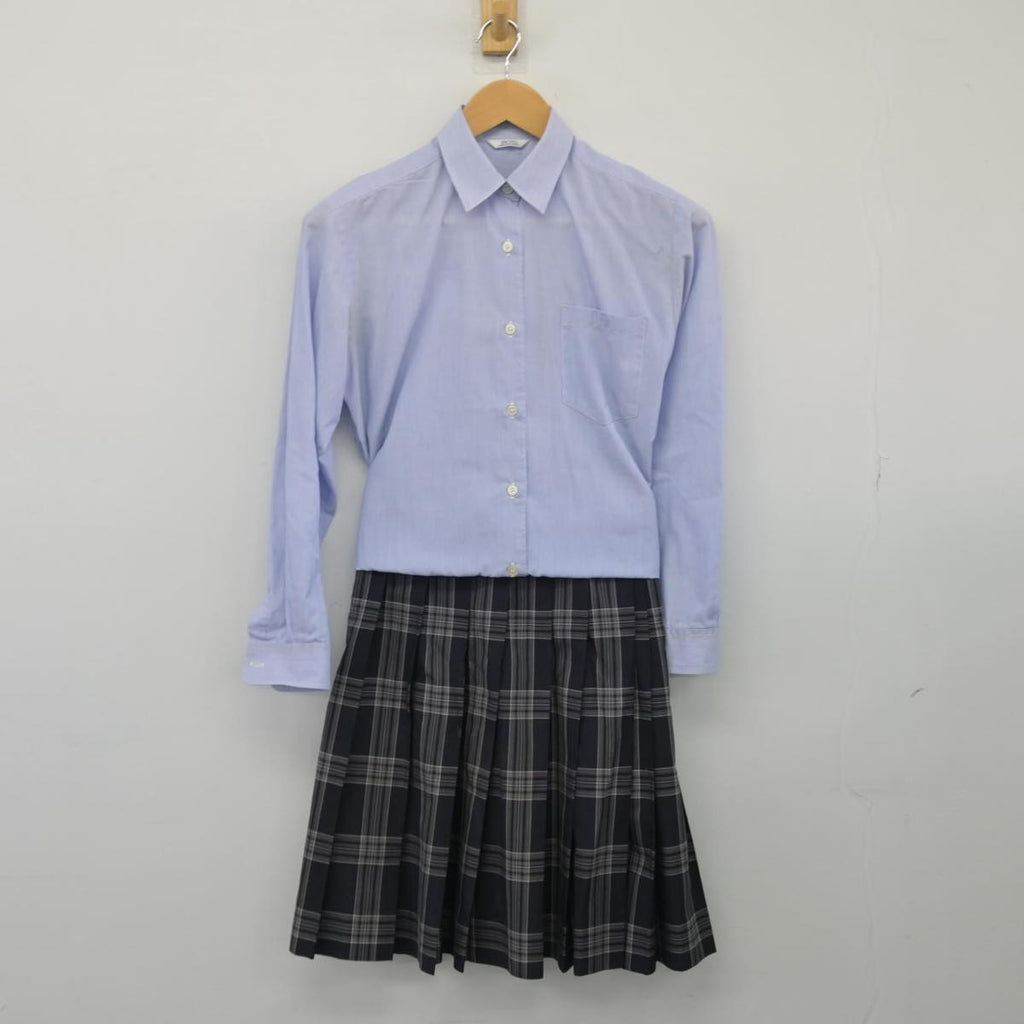 【中古制服】千葉県 船橋法典高等学校 女子制服 2点（シャツ・スカート）sf026375【リサイクル学生服】 | 中古制服通販パレイド