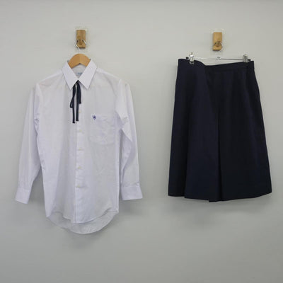 【中古】新潟県 安田中学校 女子制服 4点（ブレザー・シャツ・スカート）sf026379