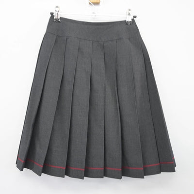 【中古】東京都 桜美林高等学校 女子制服 2点（ニット・スカート）sf026383