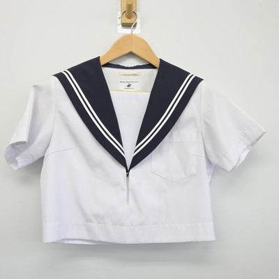 【中古】愛知県 甚目寺中学校 女子制服 2点（セーラー服・スカート）sf026400