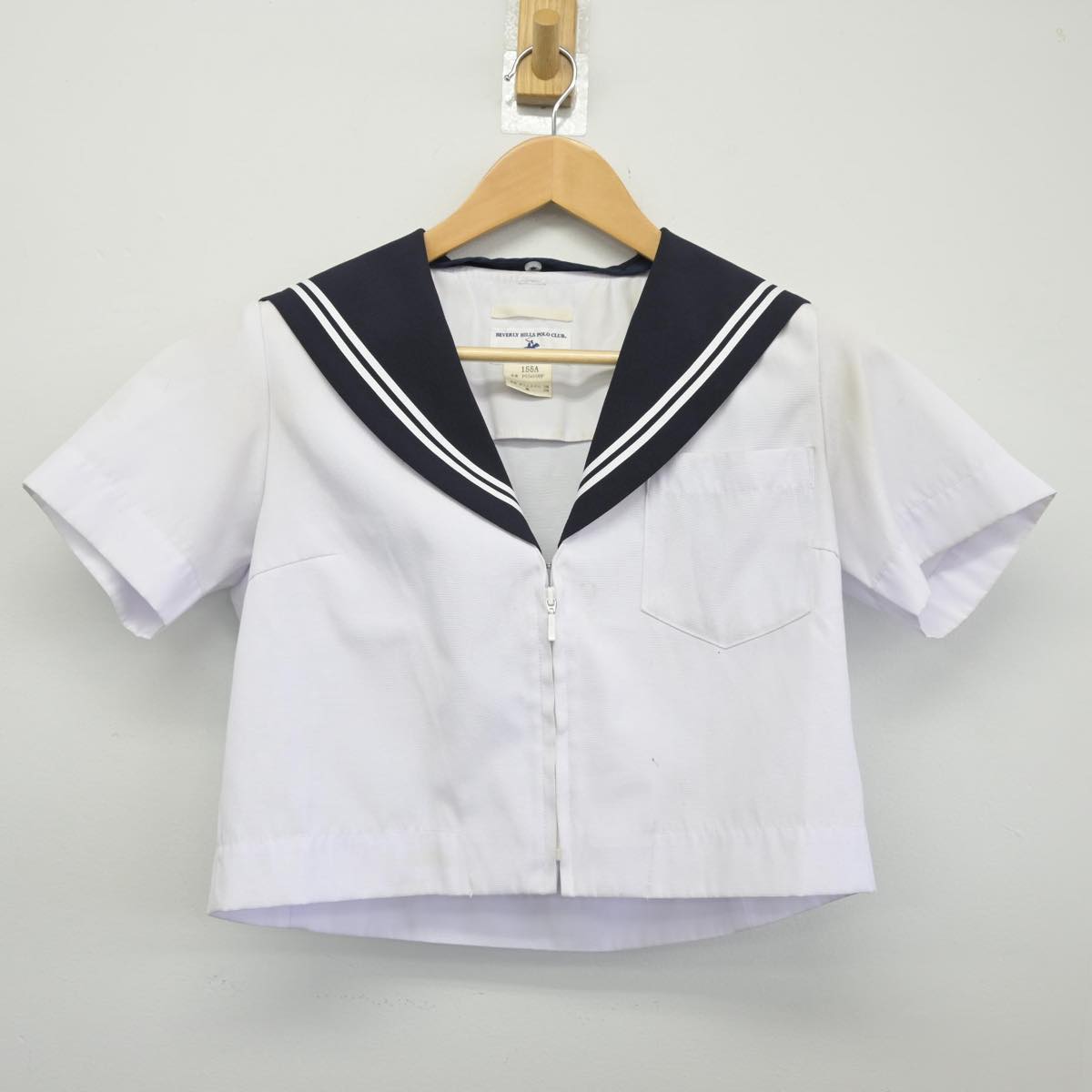 【中古】愛知県 甚目寺中学校 女子制服 2点（セーラー服・スカート）sf026401