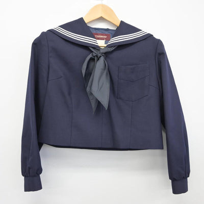 【中古】北海道 北海道札幌啓成高等学校 女子制服 3点（セーラー服・スカート）sf026413