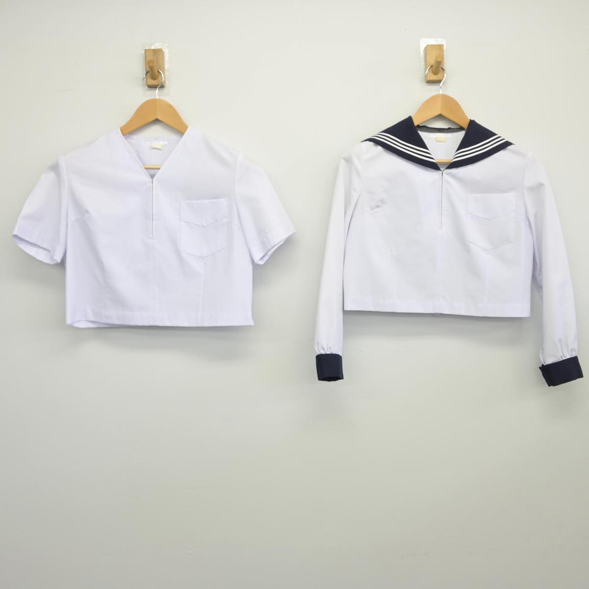 【中古】北海道 北海道札幌啓成高等学校 女子制服 2点（セーラー服）sf026414