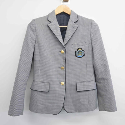 【中古】福岡県 博多高等学校 女子制服 2点（ブレザー・スカート）sf026419