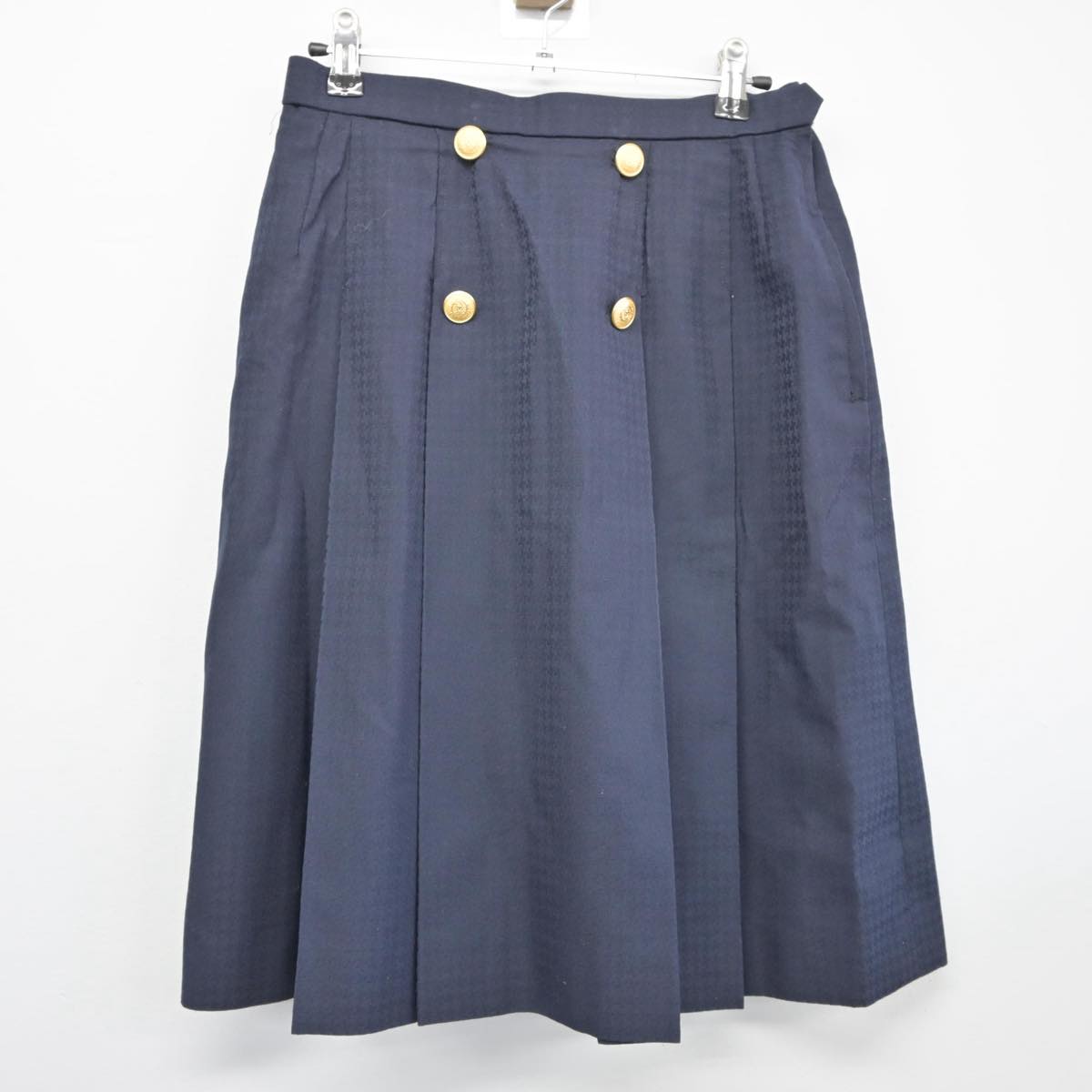 【中古】福岡県 博多高等学校 女子制服 2点（ブレザー・スカート）sf026419