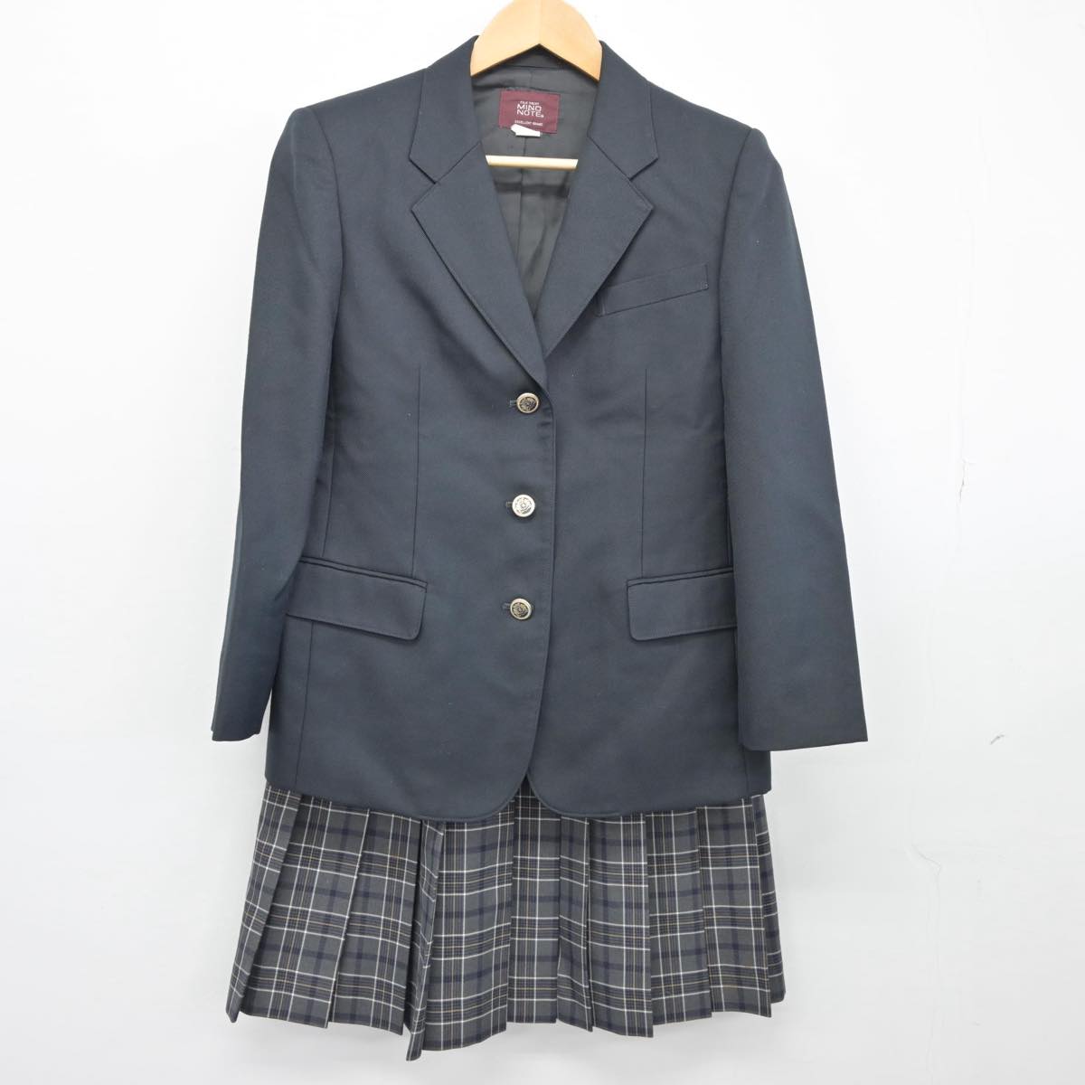 【中古】大阪府 藤井寺高等学校 女子制服 2点（ブレザー・スカート）sf026422