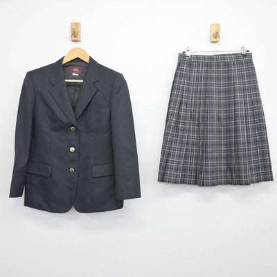 【中古】大阪府 藤井寺高等学校 女子制服 2点（ブレザー・スカート）sf026422