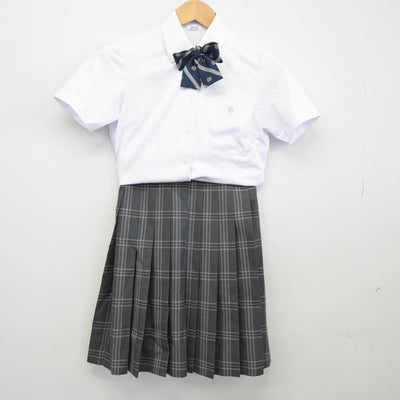 【中古】岐阜県 岐阜第一高等学校 女子制服 4点（シャツ・スカート）sf026432