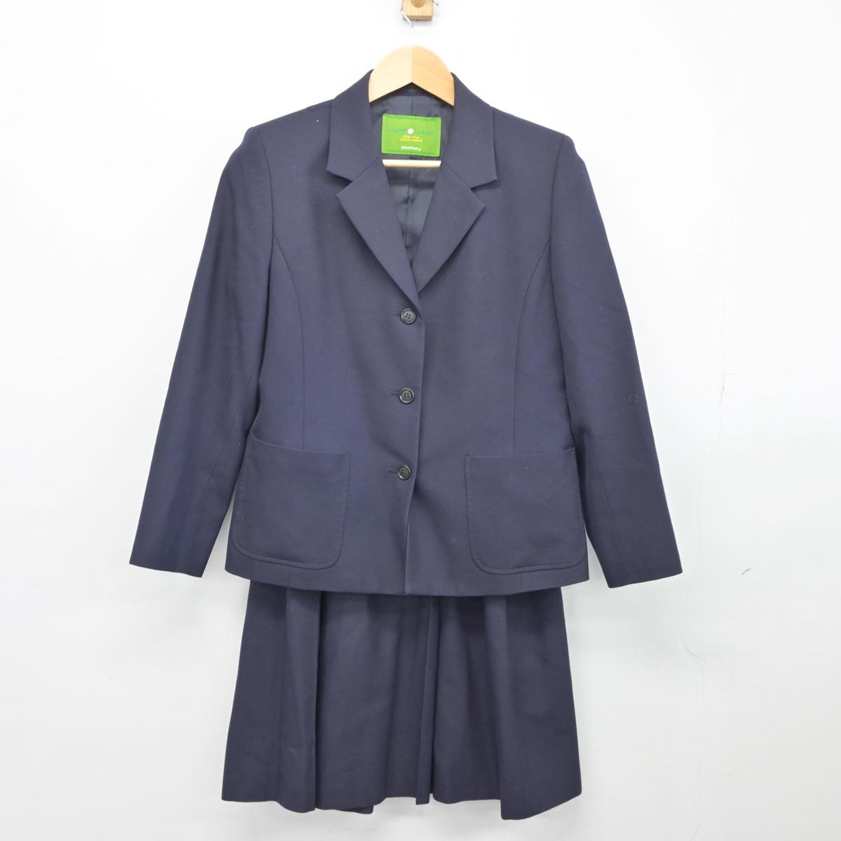 【中古】鹿児島県 鹿児島女子高等学校 女子制服 4点（ブレザー・スカート・スカート）sf026441