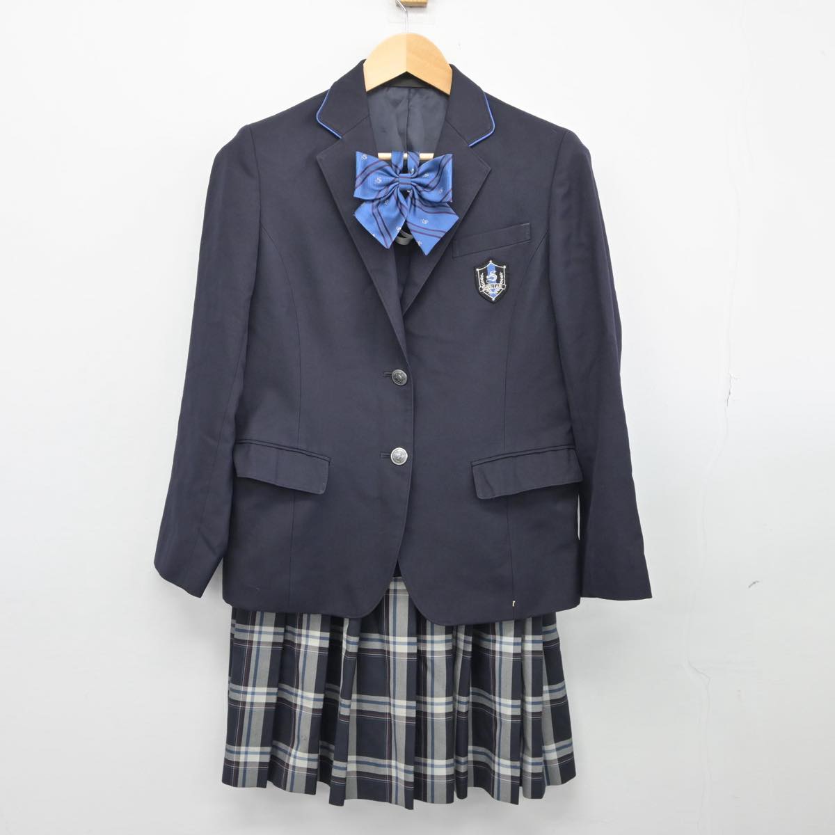 【中古】大阪府 渋谷高等学校 女子制服 3点（ブレザー・スカート）sf026449