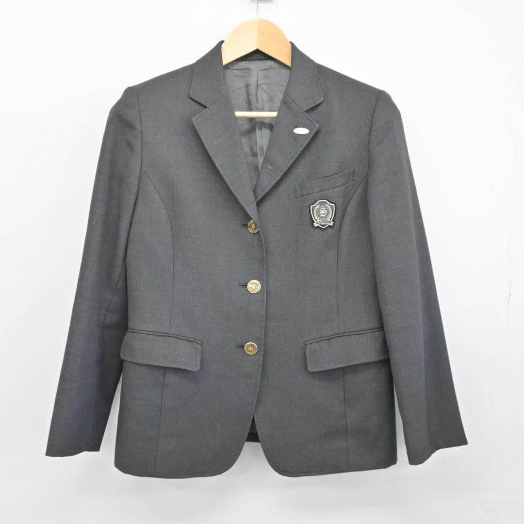 【中古】大阪府 大阪産業大学附属高等学校 女子制服 3点（ブレザー・スカート）sf026455