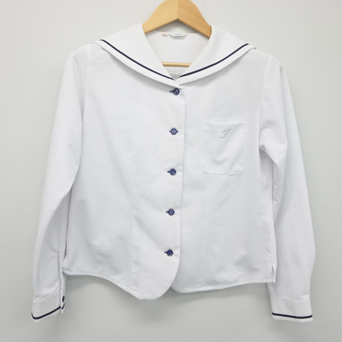 【中古】山形県 東北文教大学山形城北高等学校 女子制服 1点（セーラー服）sf026492