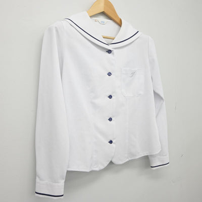 【中古】山形県 東北文教大学山形城北高等学校 女子制服 1点（セーラー服）sf026492