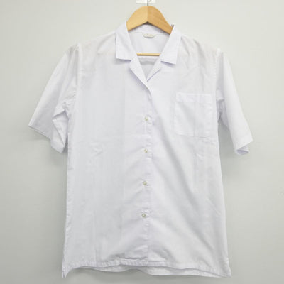 【中古】千葉県 逆井中学校 女子制服 2点（シャツ・ジャンパースカート）sf026498