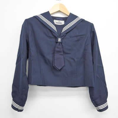 【中古】東京都 葛美中学校 女子制服 3点（セーラー服・ジャンパースカート）sf026500