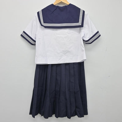 【中古】東京都 葛美中学校 女子制服 4点（セーラー服・スカート）sf026501