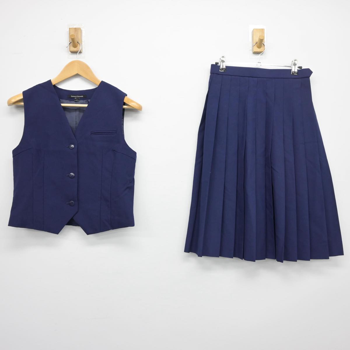 中古制服】千葉県 習志野高等学校 女子制服 2点（ベスト・スカート）sf026513【リサイクル学生服】 | 中古制服通販パレイド