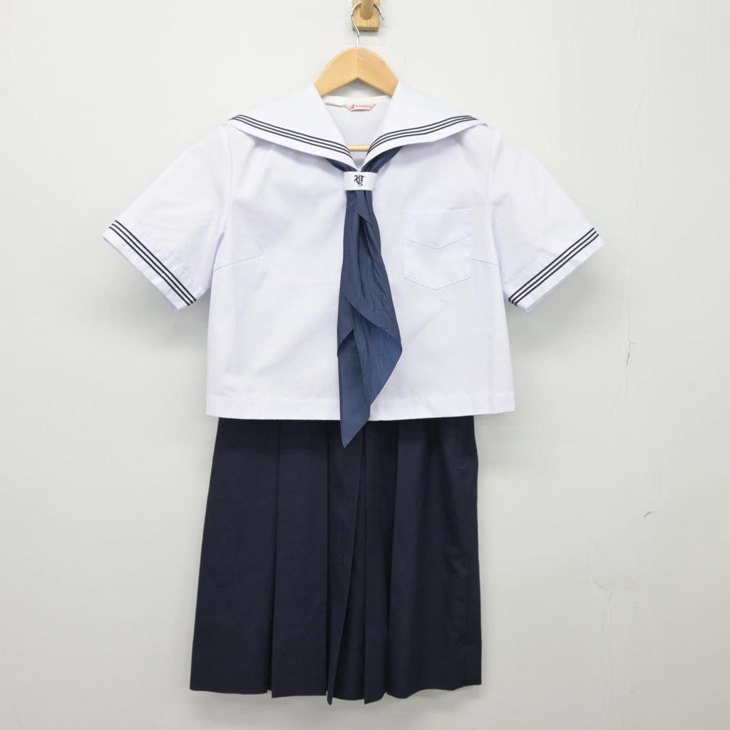 中古制服】福岡県 北九州市立吉田中学校 女子制服 4点（セーラー服・スカート）sf026532【リサイクル学生服】 | 中古制服通販パレイド