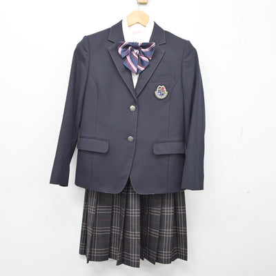 【中古】東京都 小金井市立南中学校 女子制服 5点（ブレザー・ニット・シャツ・スカート）sf026539