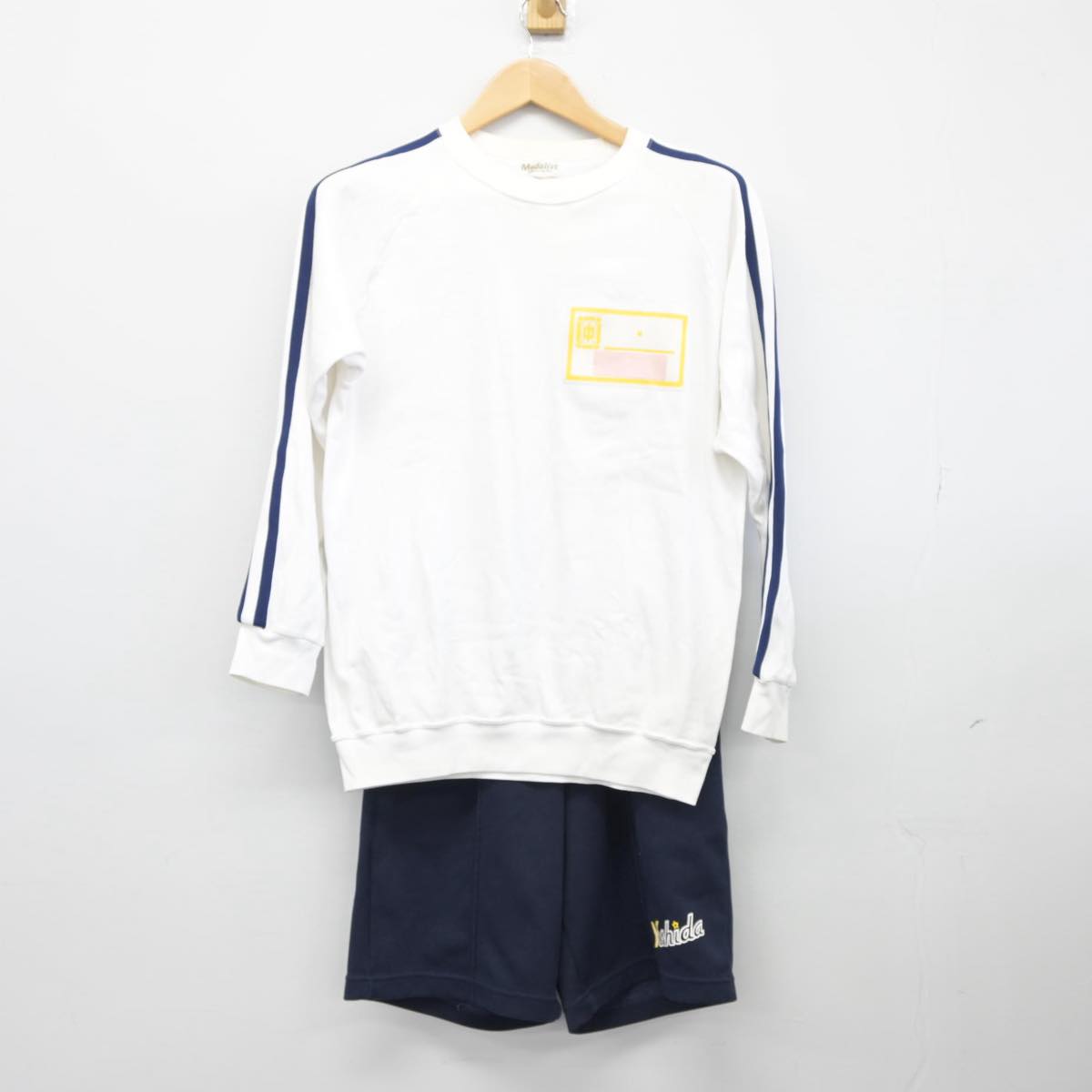 【中古】静岡県 吉田中学校 女子制服 3点（ジャージ 上・体操服 上・体操服 下）sf026546