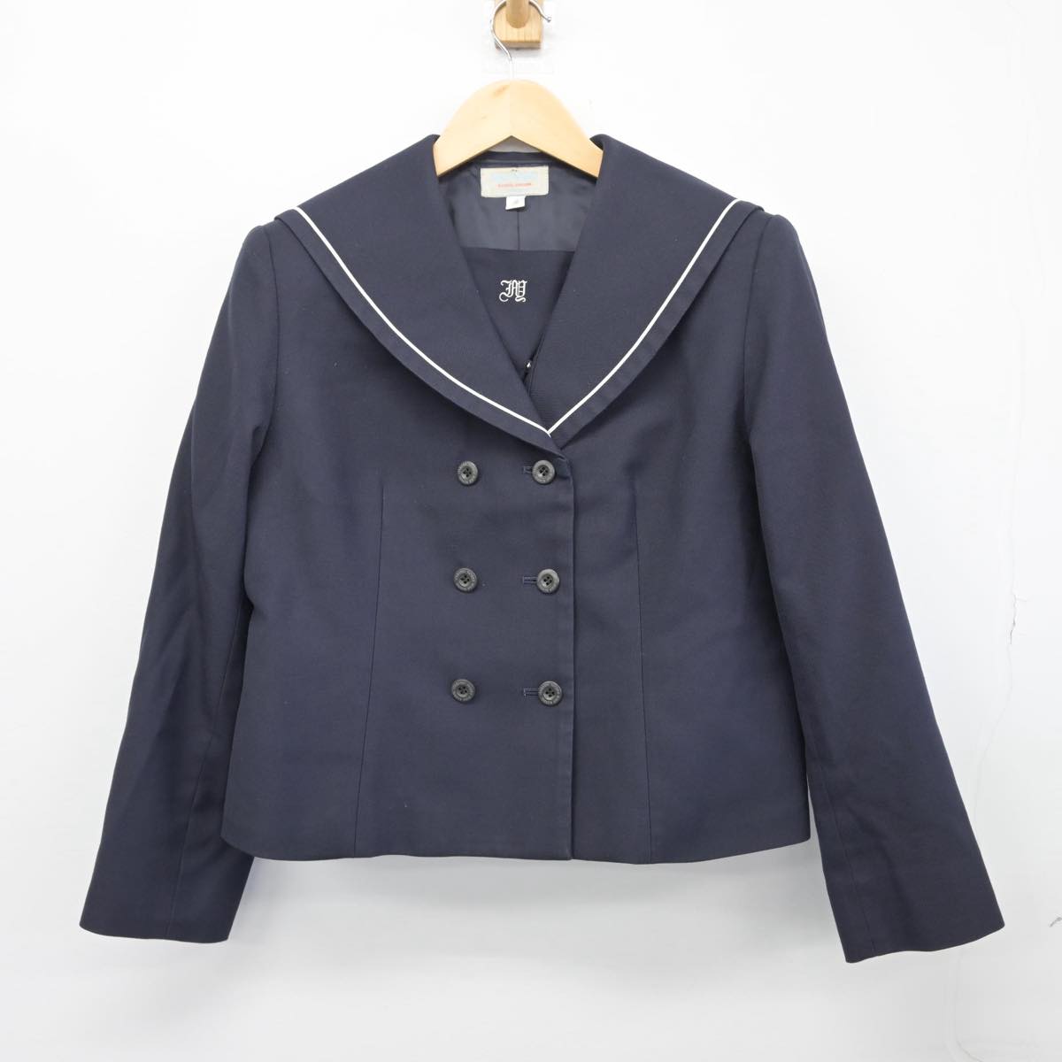 【中古】東京都 板橋有徳高等学校 女子制服 2点（セーラー服・スカート）sf026554