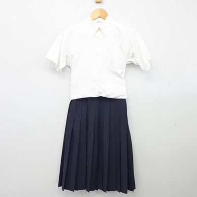 【中古】兵庫県 須磨学園高等学校 女子制服 4点（ニットベスト・シャツ・スカート・スカート）sf026566