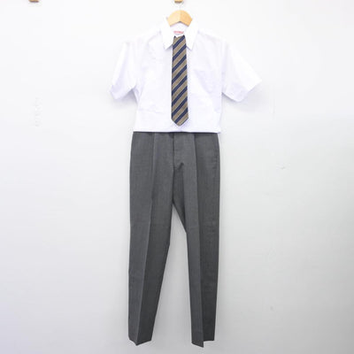 【中古】埼玉県 三郷工業技術高等学校 女子制服 3点（シャツ・ズボン）sf026578