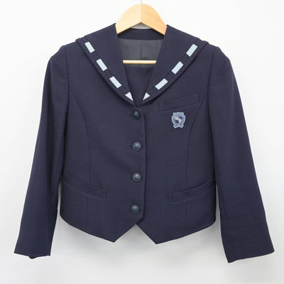 【中古】長崎県 長崎女子高等学校 女子制服 2点（ブレザー・スカート）sf026581