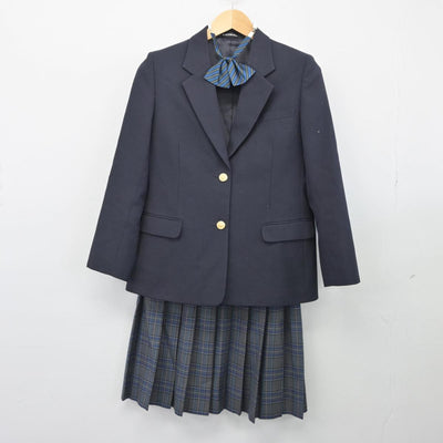 【中古】神奈川県 南瀬谷中学校 女子制服 3点（ブレザー・スカート）sf026585