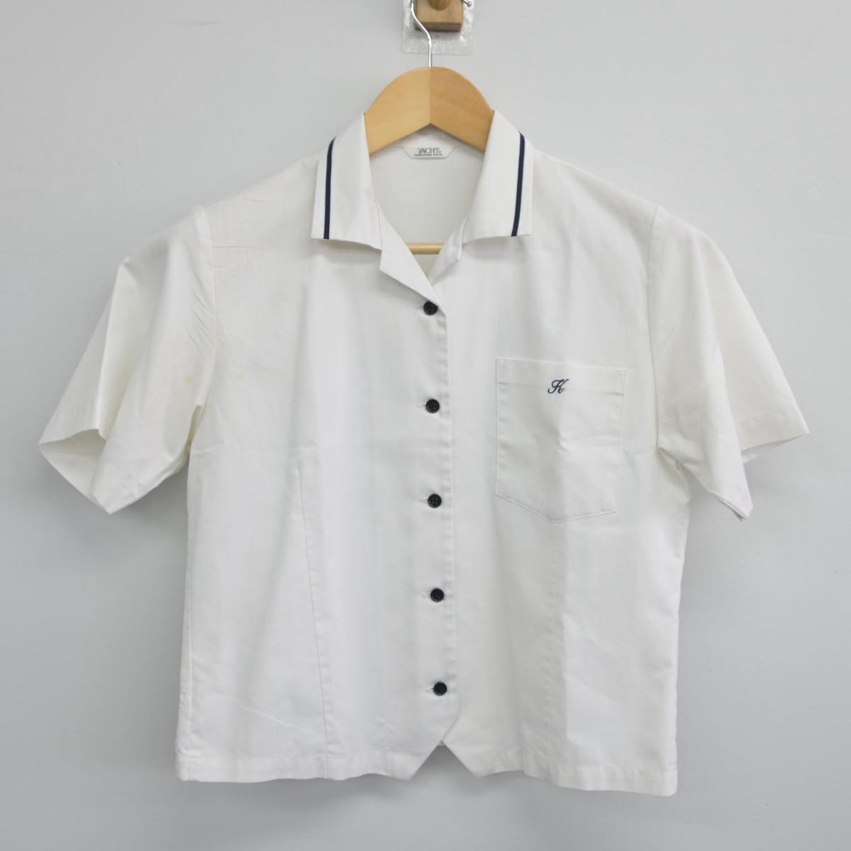 【中古】東京都 駒澤大学高等学校 女子制服 2点（シャツ・スカート）sf026594