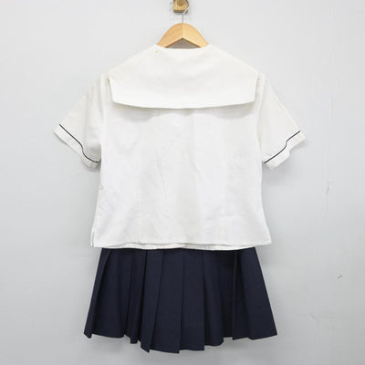 【中古】東京都 板橋有徳高校 女子制服 2点（セーラー服・スカート）sf026612